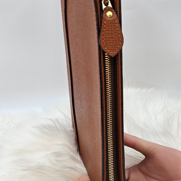 Burberry  Brown Leather Clutch - Picture 9 of 16